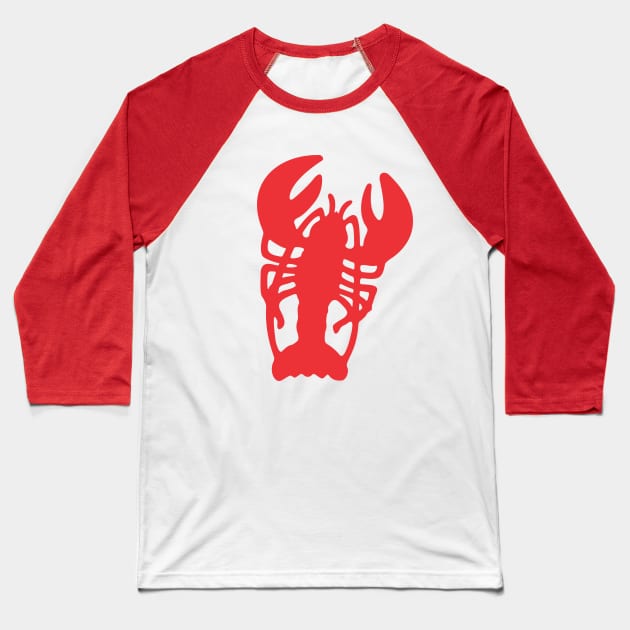 Red Lobster Baseball T-Shirt by XOOXOO